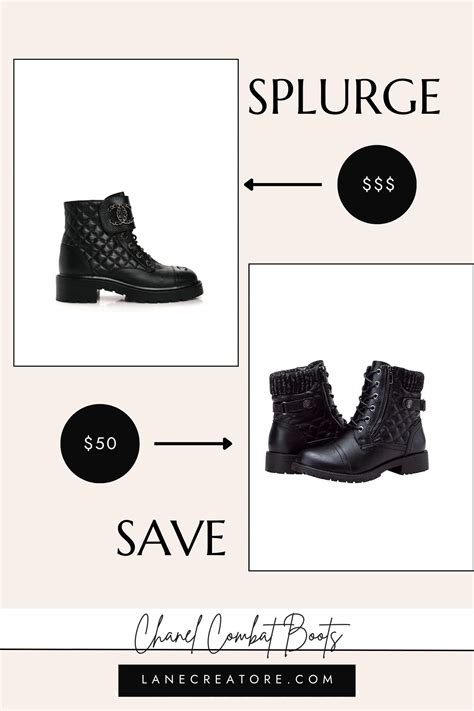 chanel ankle boots replica|chanel combat boots dupe.